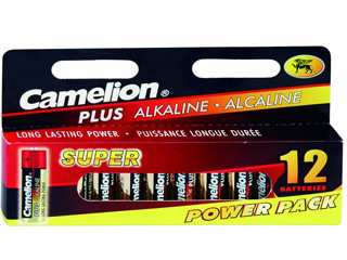 Camelion батарейка LR-6 Plus Alkaline  12бл.(LR06-BP12, 1.5В) 12/576/144! оптом