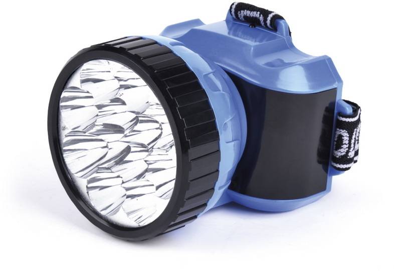 SmartBuy фонарь SBF-26-B аккумул. налобный 12 LED синий (1/120) оптом