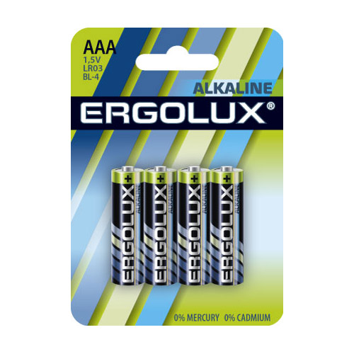 Ergolux батарейка LR-03 4бл./40/960/160! оптом
