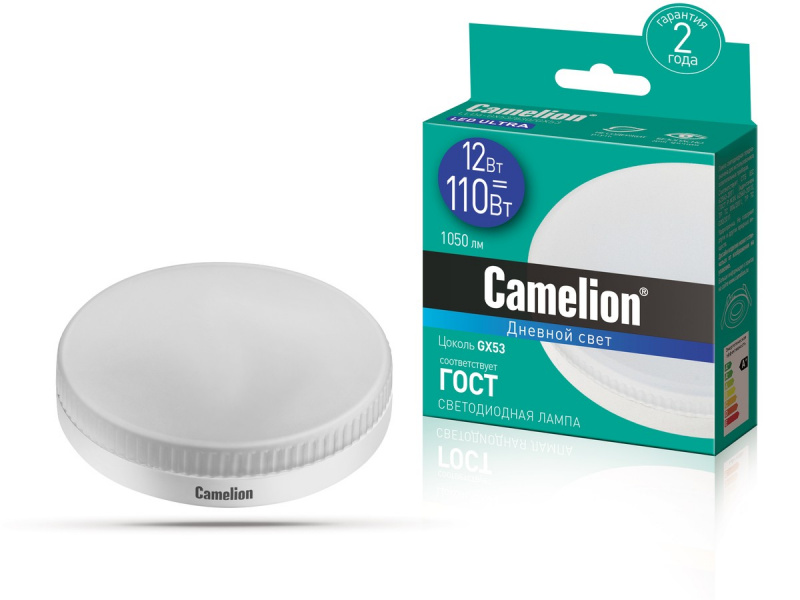 Camelion лампа GX53 LЕD12-/865  220В ULTRA   10/100 оптом