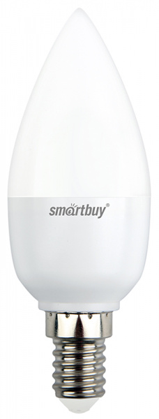Smartbuy лампа LED-СВЕЧА 12 Вт E14 3000K SBL-C37-12-30K-E14 (10\50) оптом