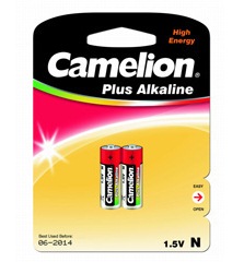 Camelion батарейка LR 1 Alkaline 2бл. (LR1-BP2, 1,5В) 2/12/384/72! оптом