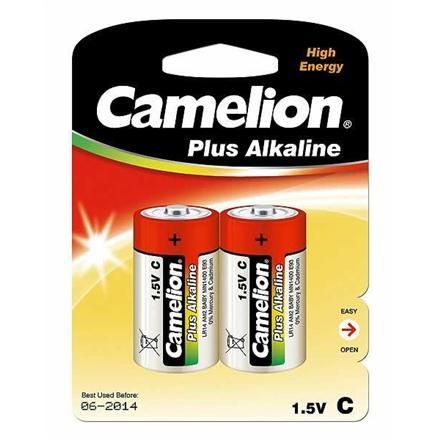 Camelion батарейка LR-14 Plus Alkaline  2бл.(LR14-BP2, 1.5В) 2/12/192/72! оптом