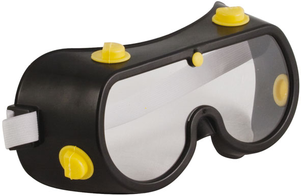 FIT Очки защитные с непрямой вентиляцией, чёрный корпус РОС  1/120 оптом