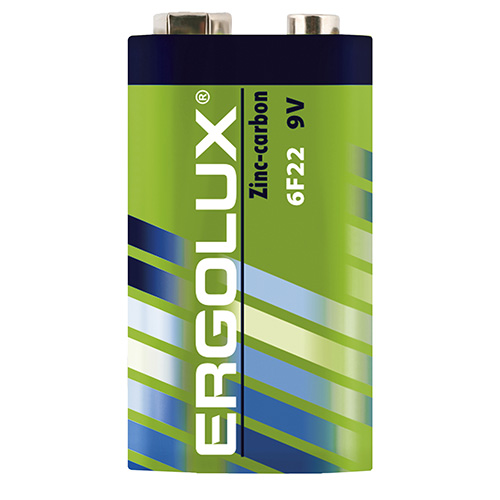 Ergolux батарейка 6F22 SR1 (6F22SR1, 9В) 1/12/480/84! оптом