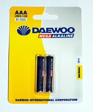 Daewoo батарейка LR-3  2бл.\20\480 оптом