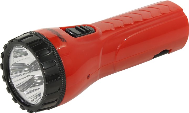 SmartBuy фонарь SBF-93-R аккумул. 4 LED с прямой зарядкой, красный (1/160) оптом