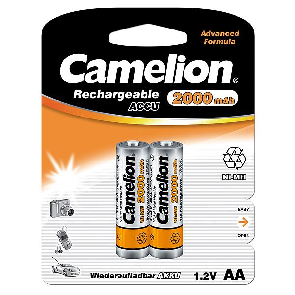 Camelion батарейка аккум. R-6  2000 mAh 2бл./24/384 оптом