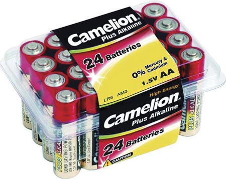 Camelion батарейка LR-6 Plus Alkaline PB-24 (пласт.кор.) 24/144/576 оптом