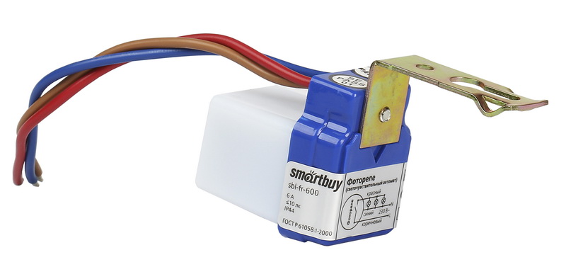 Smartbuy фотореле 6А (1400Вт) IP44 арт.sbl-fr-600 (1/100) п/ос оптом Smartbuy фотореле 6А (1400Вт) IP44 арт.sbl-fr-600 (1/100) п/ос оптом