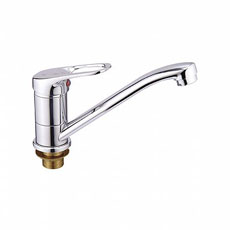 Ledeme L4537-2 Смеситель для кухни с гайкой (латунь)  * оптом