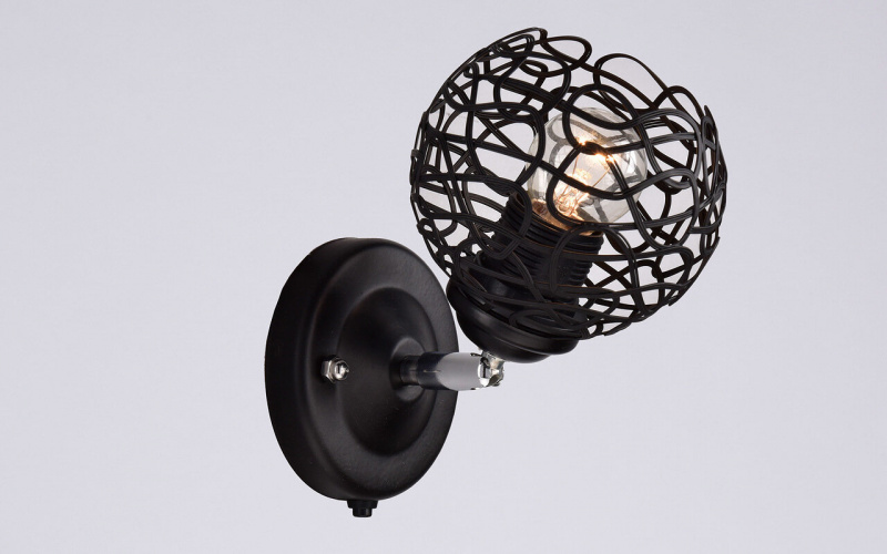 Светильник РС20721 BK+CR/1W  "Вселенная" (металл, Е27) п/ос оптом