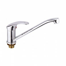 Ledeme L4936 Смеситель для кухни с гайкой (латунь) * оптом