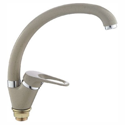 Ledeme L5913К Смеситель для кухни (бежевый-матовый) (латунь) (1/10)  * оптом