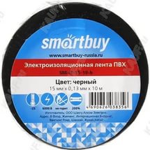 Smartbuy изолента  13х15-10 чёрная арт.SBE-IT-15-10-b (10/500)  хит продаж!!!	   оптом