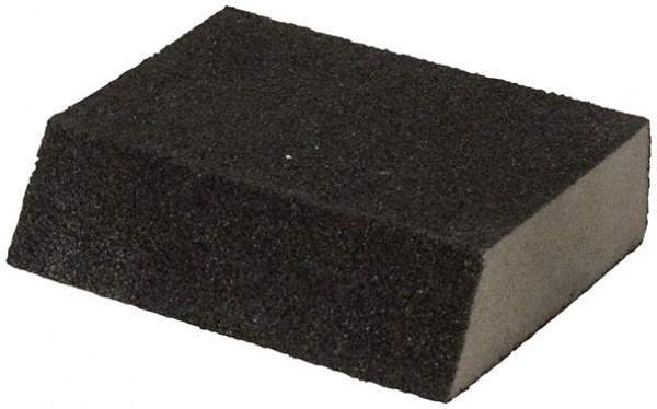 FIT Губка шлифовальная угловая, алюм-оксидн,100х70х25мм, средн жёсткость Р180 1/500 оптом FIT Губка шлифовальная угловая, алюм-оксидн,100х70х25мм, средн жёсткость Р180 1/500 оптом