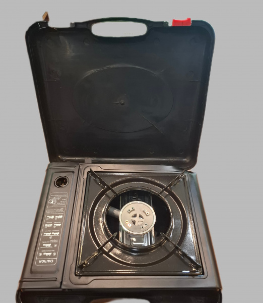 Плита газ. Кейс с переходником 1-конф. (Китай) (6)  оптом