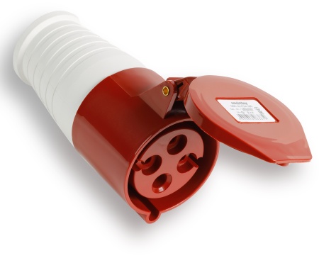 Smartbuy розетка переносная 224 3Р+РЕ 32А 380В IP44 арт.SBE-32-PS4-380 п/ос оптом Smartbuy розетка переносная 224 3Р+РЕ 32А 380В IP44 арт.SBE-32-PS4-380 п/ос оптом