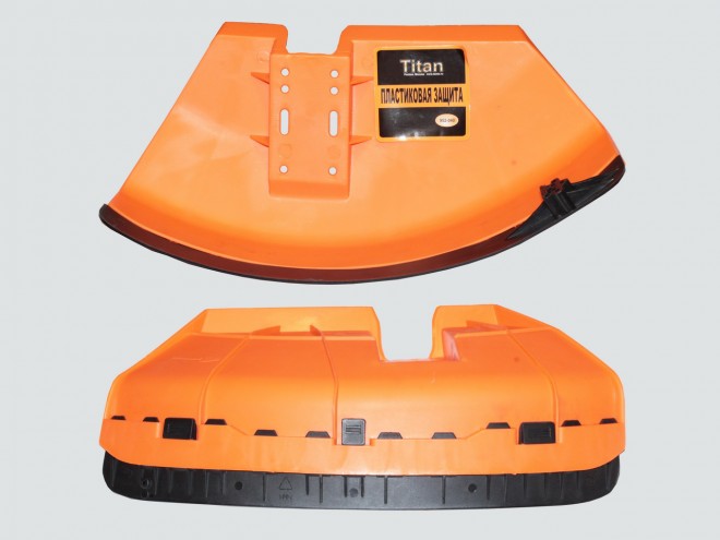 ТИТАН Пластиковая защита для триммера в сборе (кожух,скоба на штангу,нож)мет.крепеж 952-040 оптом ТИТАН Пластиковая защита для триммера в сборе (кожух,скоба на штангу,нож)мет.крепеж 952-040 оптом