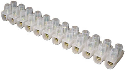 колодка клеммная 12 мм (12 контактов) пол. 16А (10/500) оптом