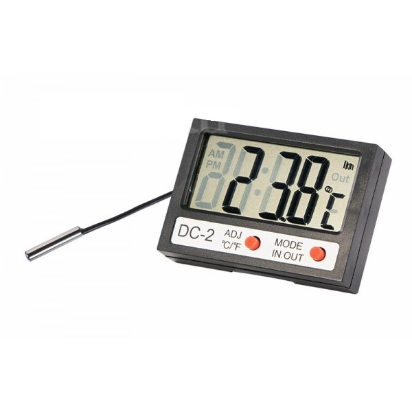 REXANT 70-0505 Термометр электронный комнатно-уличный с часами																			 оптом