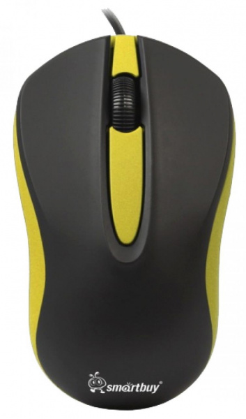 Smartbuy мышь проводная ONE 329 чёрно-жёлтая (SBM-329-KY)  оптом