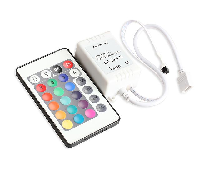 SmartBuy контроллер с ИК-пультом RGB-IP20 (12V 6A 72W) SBL-RGB-28 (1/100) оптом