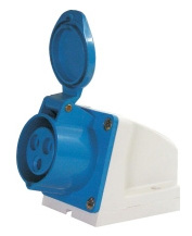 DEKraft розетка стацион. РС102-3-32-IP44 3 конт.32А 220V (10) п/ос оптом