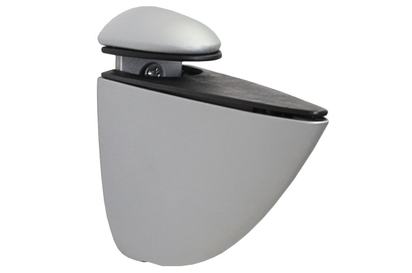 Держатель для стекл полок мини Р-1516 (40*22мм) МАТОВЫЙ ХРОМ оптом Держатель для стекл полок мини Р-1516 (40*22мм) МАТОВЫЙ ХРОМ оптом