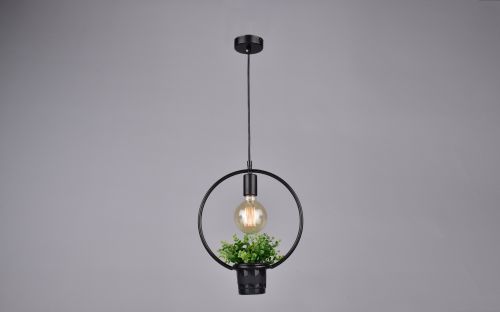 Светильник РС20850 BK/1P "Геометрия" (металл, стекло, 1*Е27) п/ос оптом