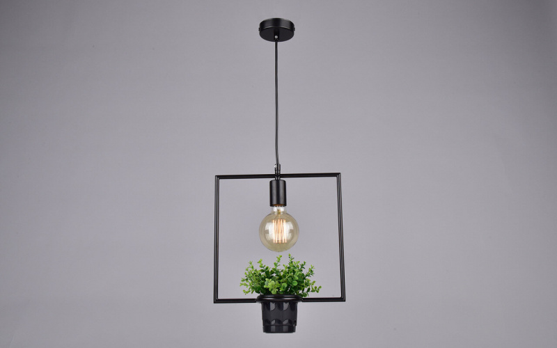 Светильник РС20852 BK/1P "Геометрия" (E27, металл) п/ос	 оптом