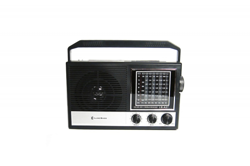 Радиоприёмник LUXE BASS LB-A27 чёрный без аккумулятора оптом