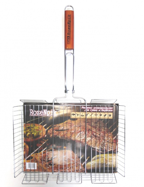 Решётка универсальная для гриля 42х32см R-002 * оптом Решётка универсальная для гриля 42х32см R-002 * оптом