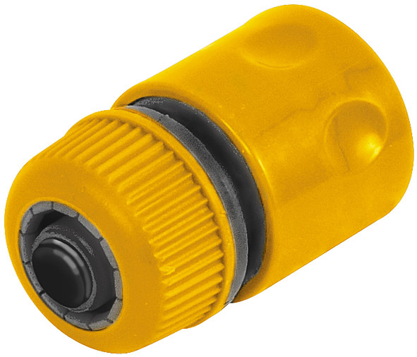 КУРС Соединитель пластиковый 1/2" с аквастопом  1/50/500 оптом