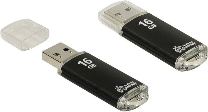 Smartbuy флешка 16 GB USB 2.0 V-Cut Black оптом Smartbuy флешка 16 GB USB 2.0 V-Cut Black оптом