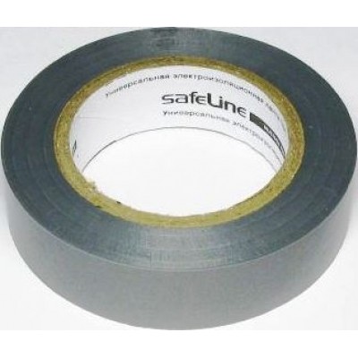 Safeline изолента 19/20 серо-стальная 12124 (10/200) оптом