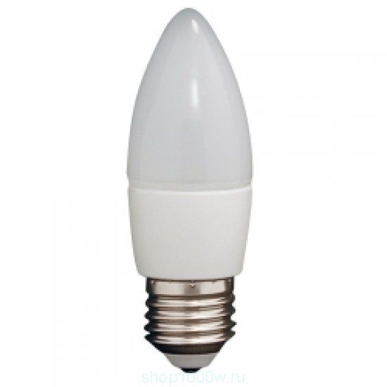 Smartbuy лампа LED-СВЕЧА  7 Вт E27 6000K SBL-C37-07-60K-E27 (10\100) оптом