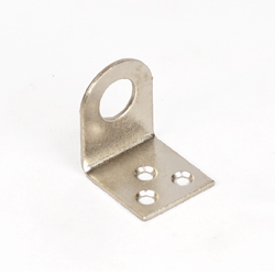 Проушина с загибом 30х70 (цинк белый)  (КРАТНО 20 ШТ) оптом