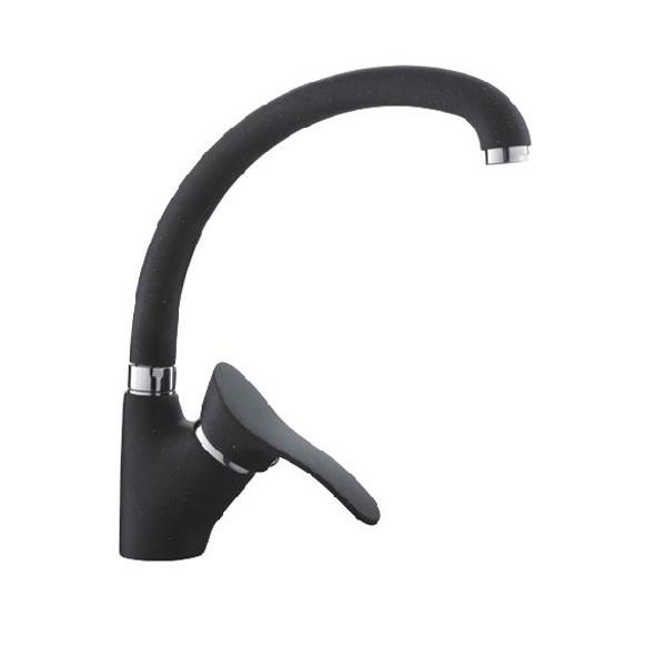 Ledeme L4101F Смеситель для кухни (чёрный матовый) (латунь)  * оптом