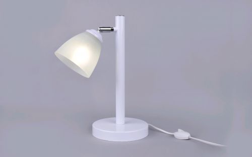 Светильник РС20657 WT+CR/1T "Лютня" (металл, стекло, 1*Е27)	 п/ос	  оптом