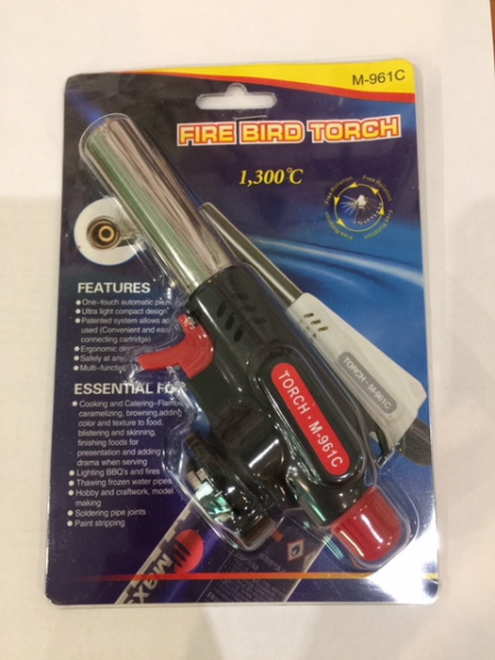 Горелка газовая с пьезорозжигом М-961С оптом Горелка газовая с пьезорозжигом М-961С оптом