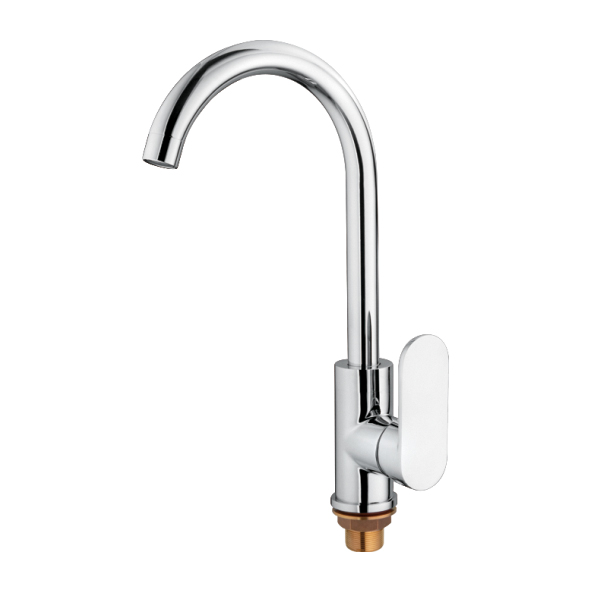 Ledeme L4010 Смеситель для кухни с гайкой (латунь)  * оптом