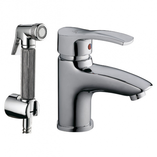 Ledeme L1264 Смеситель с гигиен. лейкой	(латунь) (1/10)  * оптом