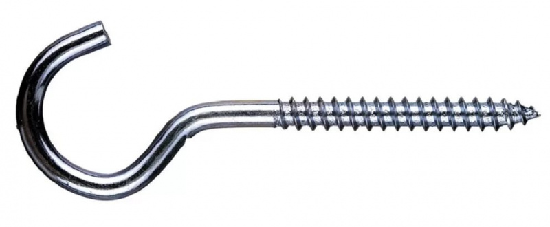 Шуруп-полукольцо оцинк 5 х 20  (кратно 20 шт) оптом