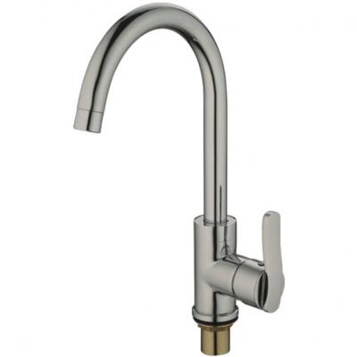 Ledeme L4598A Смеситель для кухни с гайкой сатин (латунь) * оптом