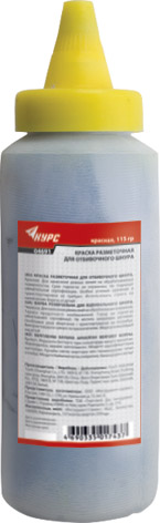 КУРС Краска разметочная для отбойного шнура, 115г, синяя   1/100 порошковая оптом