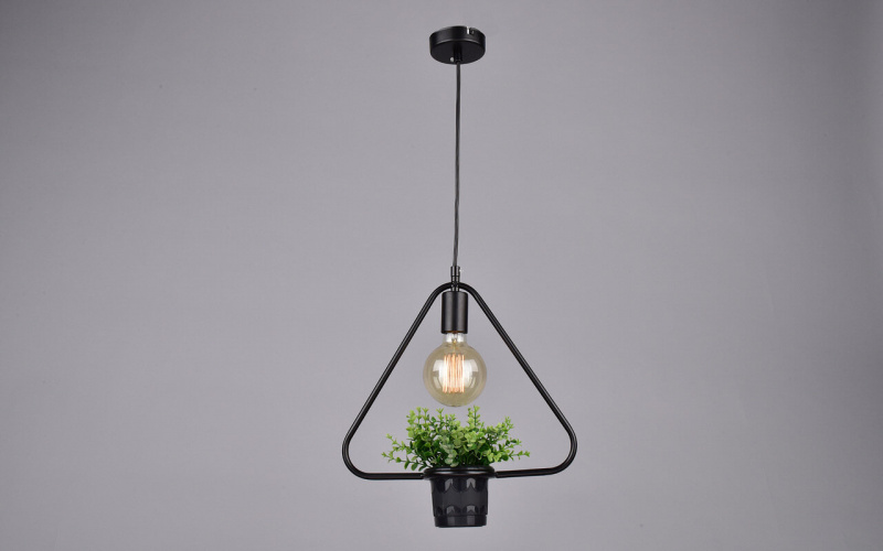 Светильник РС20851 BK/1P "Геометрия" (E27, металл)  п/ос оптом