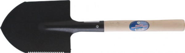 FIT Лопатка туристическая с деревянным черенком 150x215x550мм РОС  1/10 оптом