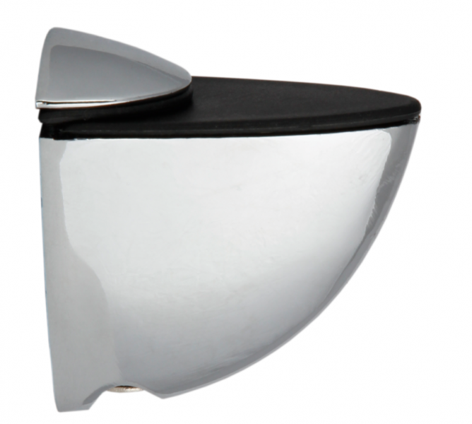 Держатель для стекл полок большой Р-1512 (73*65мм) ХРОМ оптом Держатель для стекл полок большой Р-1512 (73*65мм) ХРОМ оптом