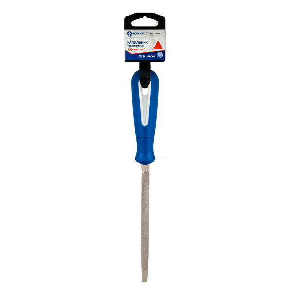КОБАЛЬТ Напильник трёхгранный для заточки ножовок, двухкомпонент. рукоятка 150мм 247-415 оптом КОБАЛЬТ Напильник трёхгранный для заточки ножовок, двухкомпонент. рукоятка 150мм 247-415 оптом